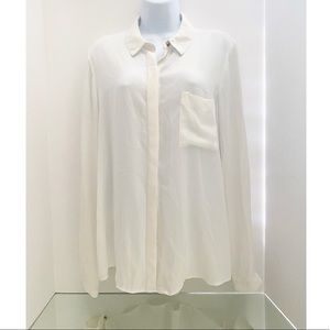 Forever 21 Pocket Button Down Blouse